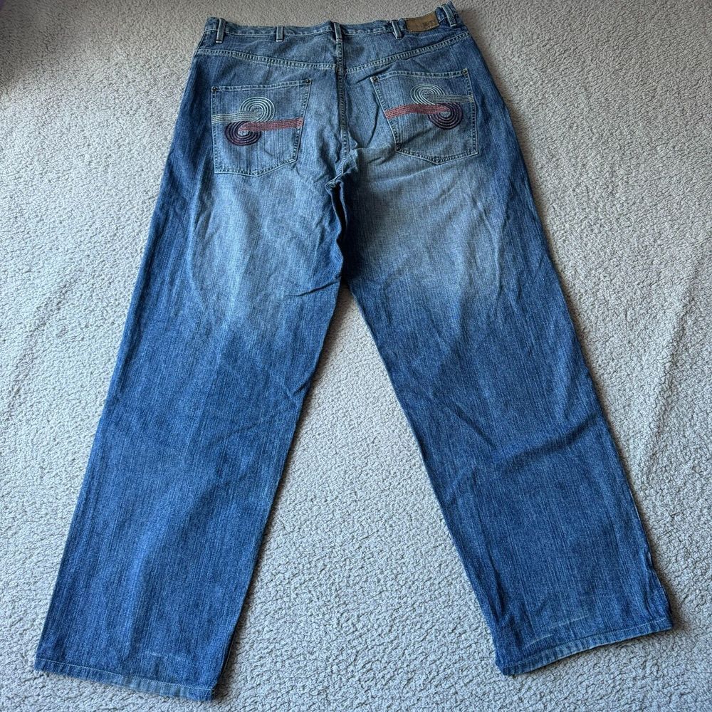 Vintage Sean‎ John Jeans Mens 42 T Tall Blue Denim Straight Loose Hip Hop Grunge
